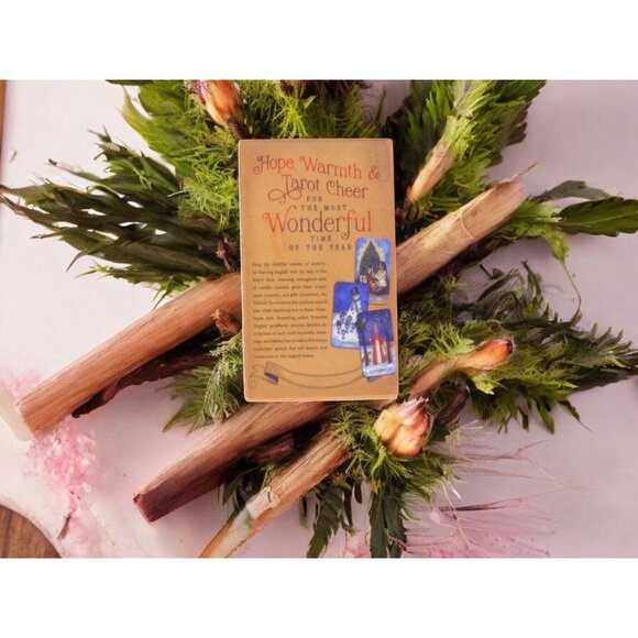 Yuletide Tarot Card Deck, 78 Holiday Cards 4.13" x 2.48" NIB Festive Design - Picture 4 of 10